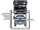Atlas Garage PRO8000EXT-L 8,000 lb Extra Tall/Extra Long 4-Post Lift